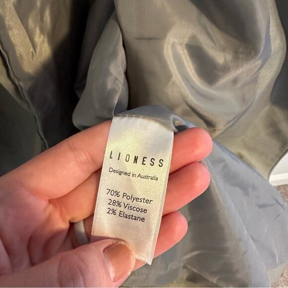 NWT LIONESS Olympia Blazer Dress in Stone Small - Picture 7 of 11